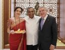 Ambanis Host IOC Chief At Antilia