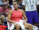 Sabalenka loses but leaves NYC on top of the world