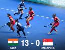 Asian Games Hockey: Indian women crush Singapore 13-0