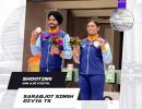 Asian Games: Shooters Sarabjot-Divya win silver!