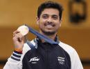 Keychain charm brings Olympic luck for Swapnil