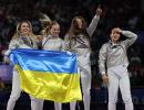 Ukrainians hail fencers for winning Olympic gold medal