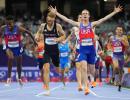 Olympics PIX: Hocker pulls off upset; Thomas wins 200m