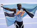 PIX: Botswana's Tebogo wins men's 200 metres gold