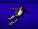 PIX: Tom Cruise in daring dive for LA Games handover