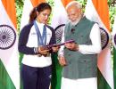 SEE: Manu Bhaker coaches Modi on pistol