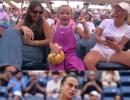 Adorable! Sabalenka's 'mini-me' steals the show