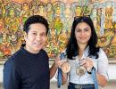 Manu Bhaker's 'blessed' encounter with Sachin