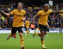 EPL PIX: Sarabia helps Wolves edge Sheffield United