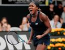 Gauff retains Auckland crown; Rybakina storms to title