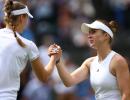 Wimbledon PIX: Rybakina, Krejcikova enter semis