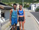 Sable, Parul train in Swiss Alps for Paris Olympics