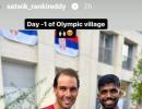 Who Satwik Met at Olympic Village!