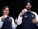 Olympics: Manu Bhaker-Sarabjot win mixed team bronze