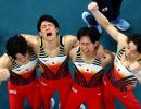 PIX: Japan win thriller for men's gymnastics gold