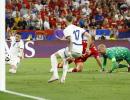 Euro: Denmark in knock-outs after draw with Serbia