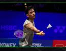 All England C'ships: Sen downs Lee, books semis spot