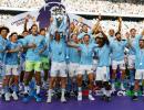 Manchester City win record fourth successive EPL title