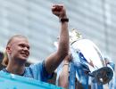 PIX: EPL champs Man City's blue parade!