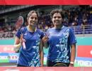 Singapore: Treesa-Gayatri's dream run ends in semis