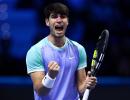 ATP Finals: Ailing Alcaraz outclasses Rublev