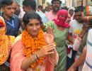 Thumping win for Vinesh Phogat in political debut