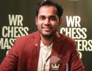 Arjun Erigaise reigns supreme at WR Chess Masters