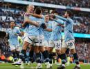 EPL PIX: Haaland strikes again! City top the table