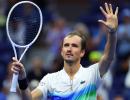 US Open: Medvedev restores order; Sinner advances