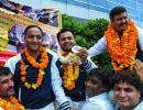 PIX: India's Paralympic stars touch down in Delhi