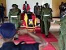 PIX: Cheptegei buried with full military honours