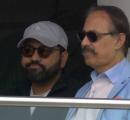Surprise! Rohit makes unexpected appearance at Oval