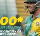 AB de Villiers lights up WCL, sparks comeback chants