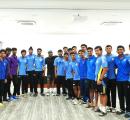 Rohit imparts his wisdom to Under-19 players