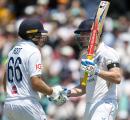 Ashes PIX: Root, Brook sparkle on weather-hit Day 1