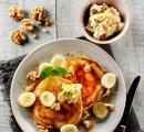 Recipe: Walnut Pancakes With Maple Walnut Butter
