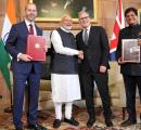 India, UK ink historic trade deal