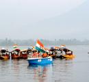 Tiranga Yatra Near Dal Lake