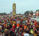 Collecting Water From The Ganga