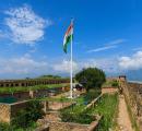 Tiranga Flies High Over Hari Parbat Fort