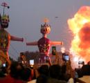 Ravan And His Brothers Go Up In Flames