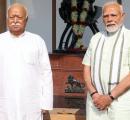 Dedicated life to...: Modi's high praise for RSS chief