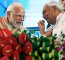 Won't go anywhere from NDA: Nitish assures Modi at Bihar rally