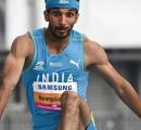 Abdulla Aboobacker wins triple jump gold