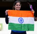 Manu Bhaker's National Anthem Tribute