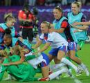 PIX: Two-down England rally, oust Sweden in shoot-out