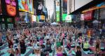 In Pictures - Yoga at New York's Times Square