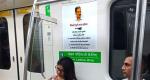 Graffiti 'threatening' Kejriwal appear inside metro trains