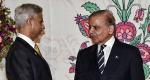 Jaishankar, Pak PM Sharif shake hands at SCO dinner