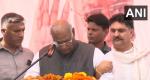 LIVE! Kharge falls ill during speech in J-K's Kathua, stable 